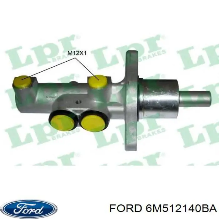 Główny cylinder hamulców Ford 6M512140BA cena, od 45,97 USD