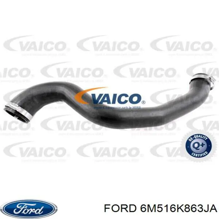 Przewód (króciec) intercoolera Ford 6M516K863JA cena, od 26,34 USD