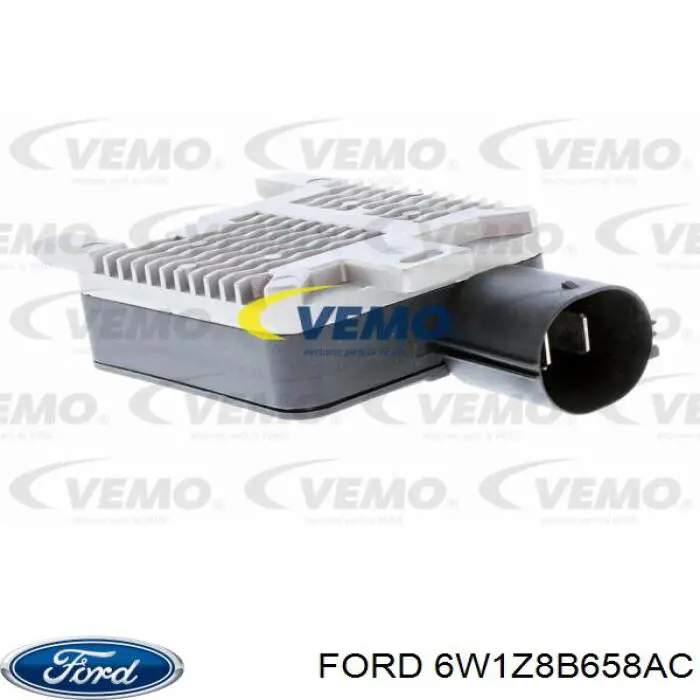 Do koszyka 6W1Z8B658AC Ford Regulator obrotów wentylatora (sterownik)