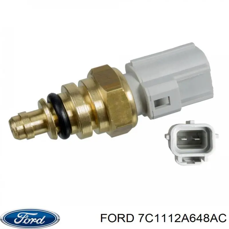 7C1112A648AC Ford Czujnik temperatury płynu chłodzącego