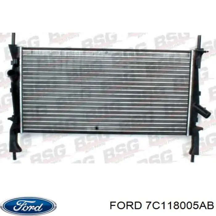Chłodnica silnika Ford 7C118005AB cena, od 114,07 USD