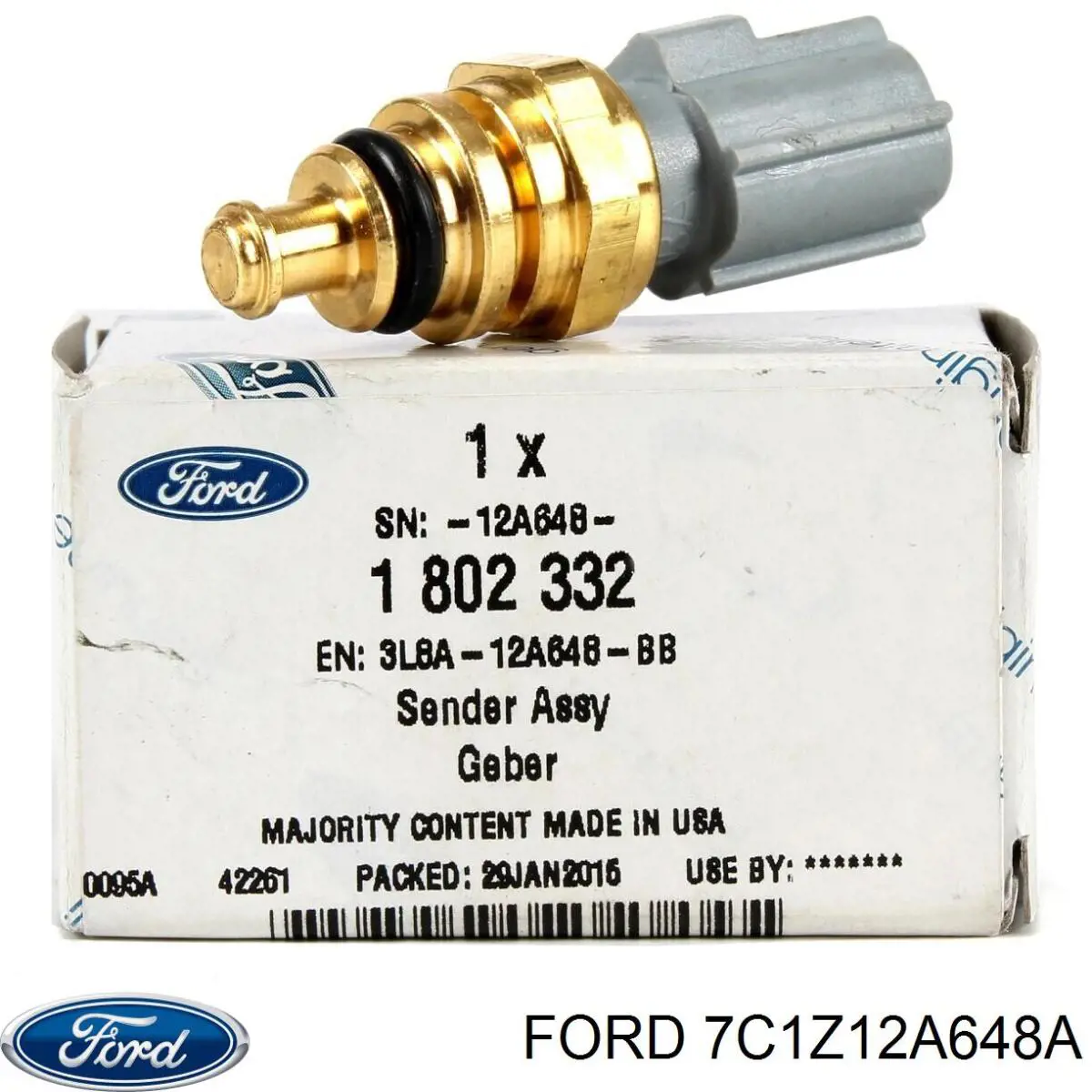 Czujnik temperatury płynu chłodzącego Ford 7C1Z12A648A cena, od 3,14 USD
