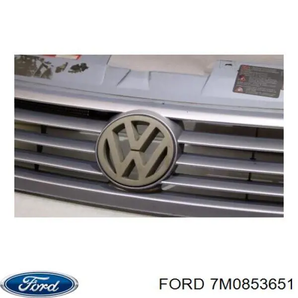 Do koszyka Atrapa chłodnicy Volkswagen Sharan I 7M8, 7M9, 7M6