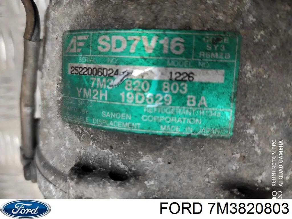 1458685 Ford sprężarka klimatyzacji