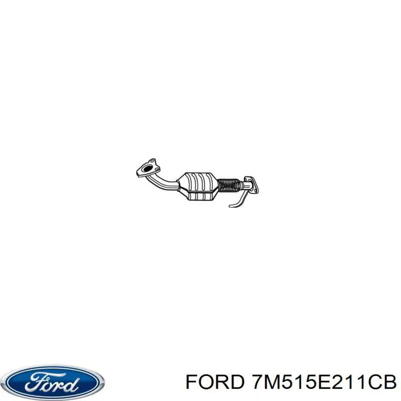 Do koszyka 7M515E211CB Ford Konwerter-katalizator