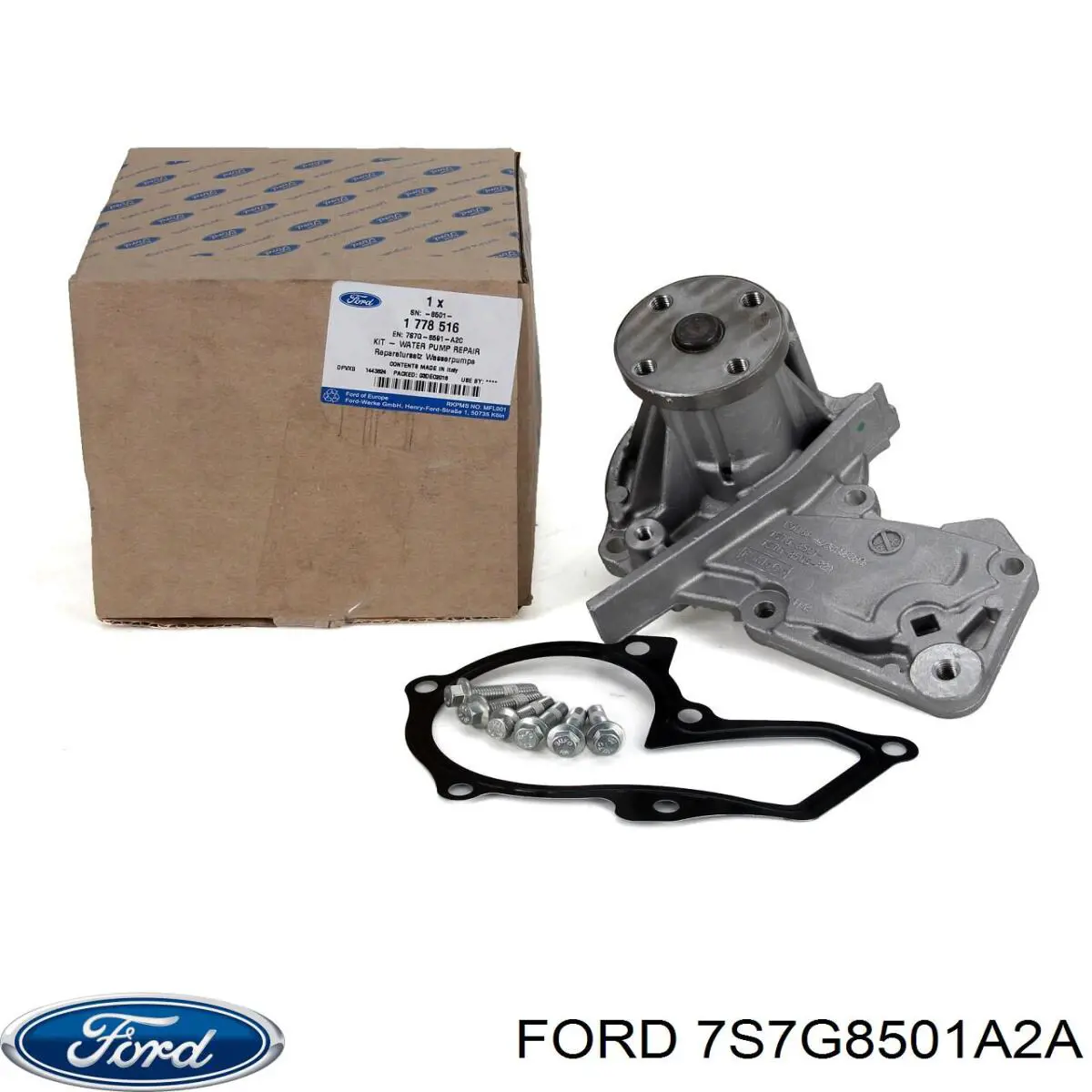 Do koszyka 7S7G8501A2A Ford Pompa chłodząca wodna