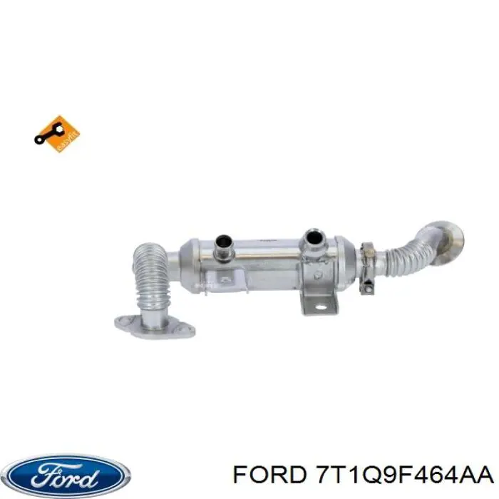 7T1Q9F464AA Ford Chłodnica układu recyrkulacji spalin EGR