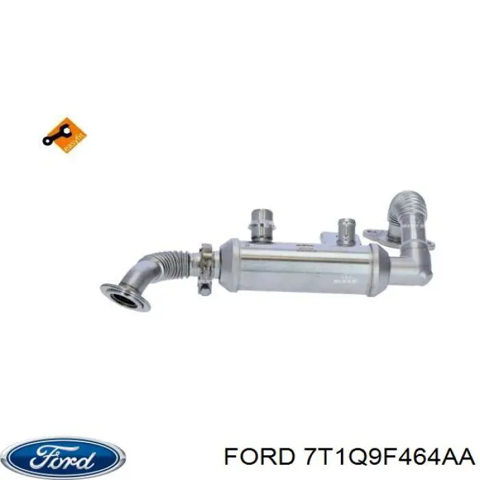 Chłodnica układu recyrkulacji spalin EGR Ford 7T1Q9F464AA cena, od 105,56 USD