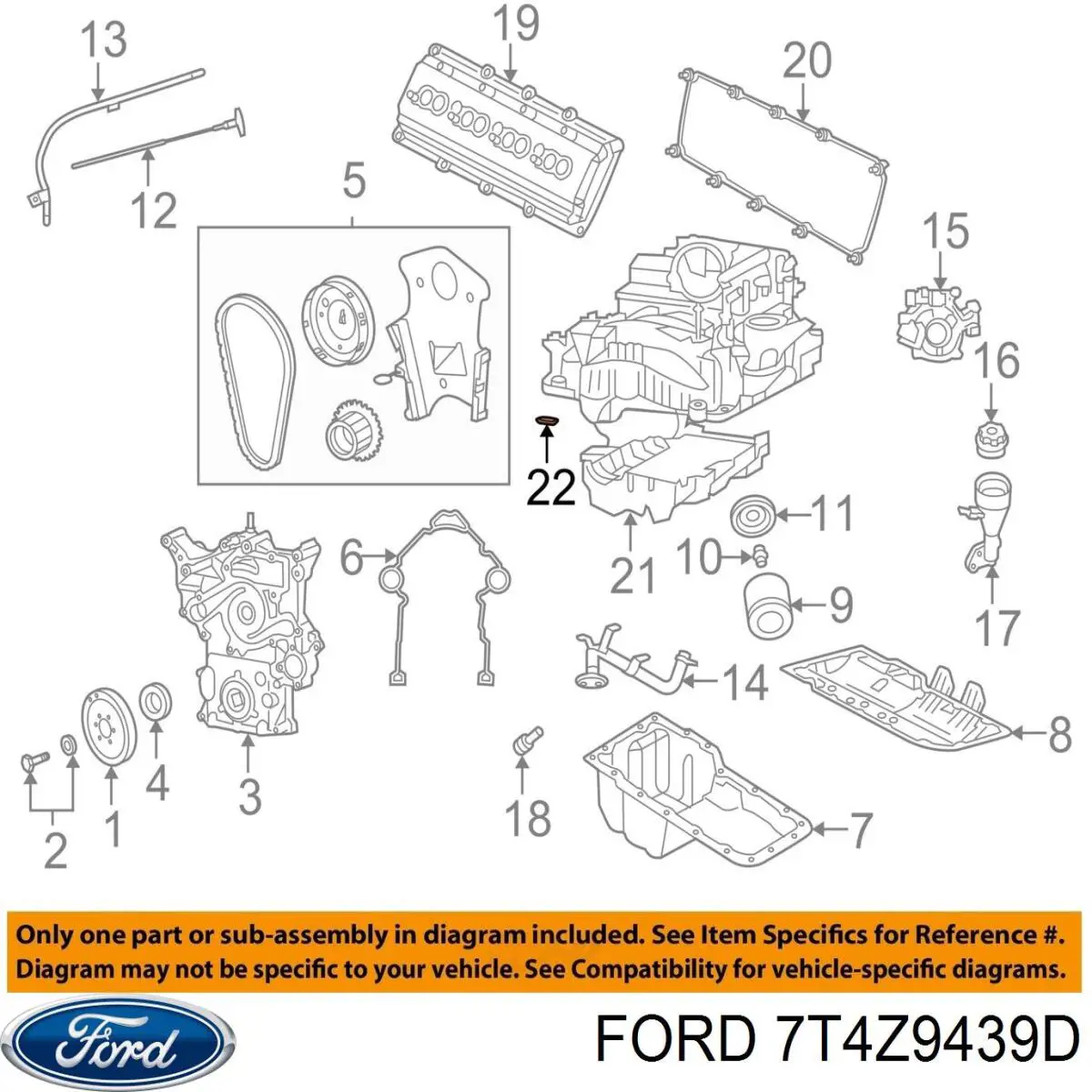 Uszczelka kolektora ssącego Ford Edge I SUV (U387) (2006 - 2014) cena, od 4,95 USD