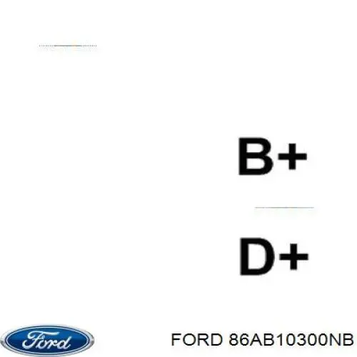 Do koszyka 86AB10300NB Ford Alternator