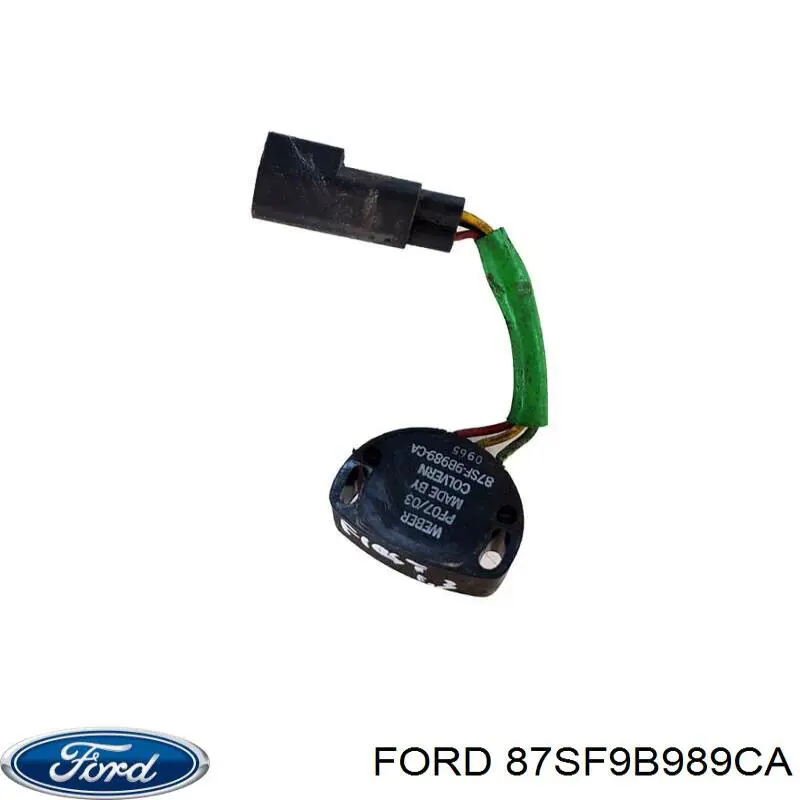 Do koszyka 87SF9B989CA Ford Czujnik położenia przepustnicy (potencjometr)