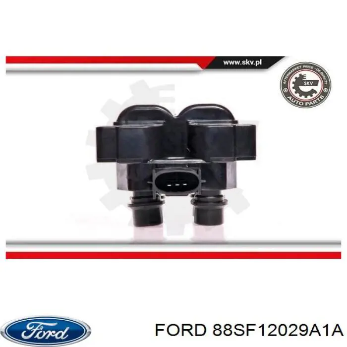 Cewka zapłonowa Ford 88SF12029A1A cena, od 42,35 USD