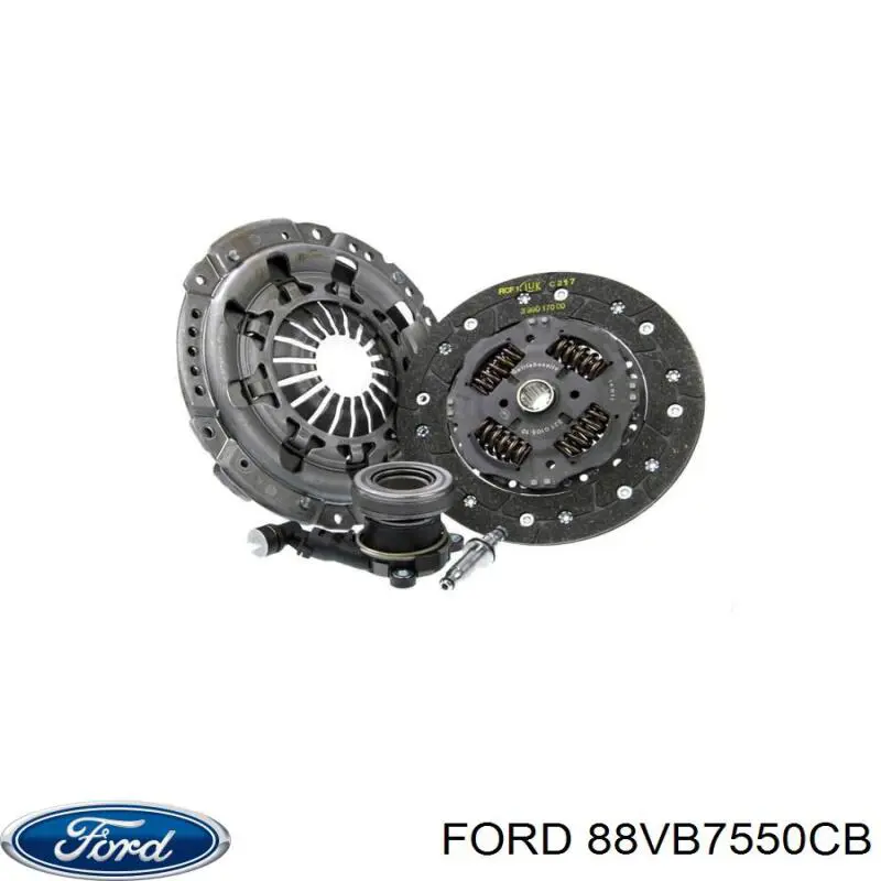 Do koszyka 88VB7550CB Ford Tarcza sprzęgła