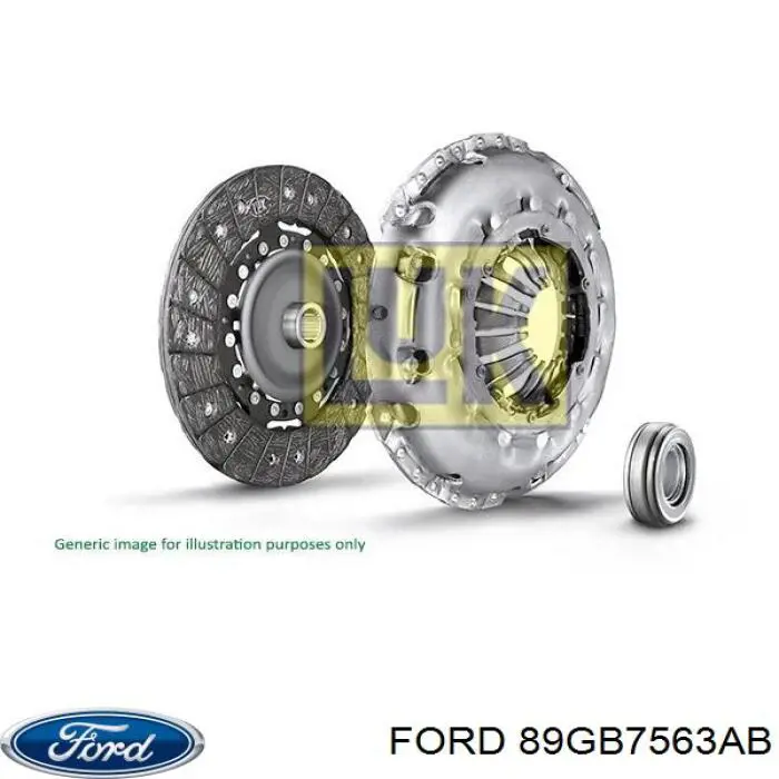 Do koszyka 89GB7563AB Ford Docisk sprzęgła