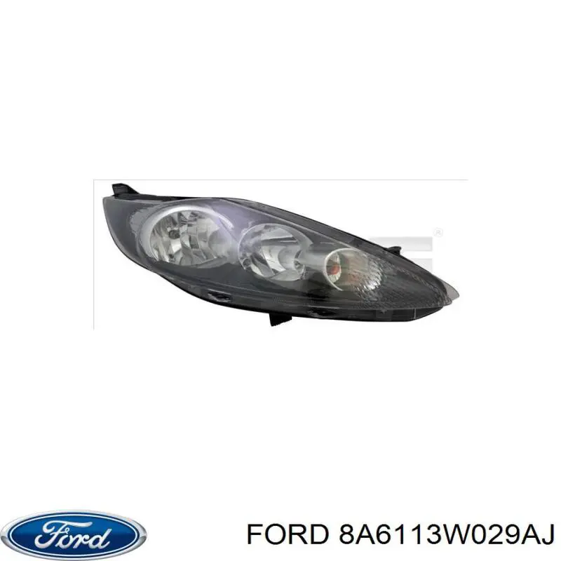 8A6113W029AJ Ford Reflektor prawy