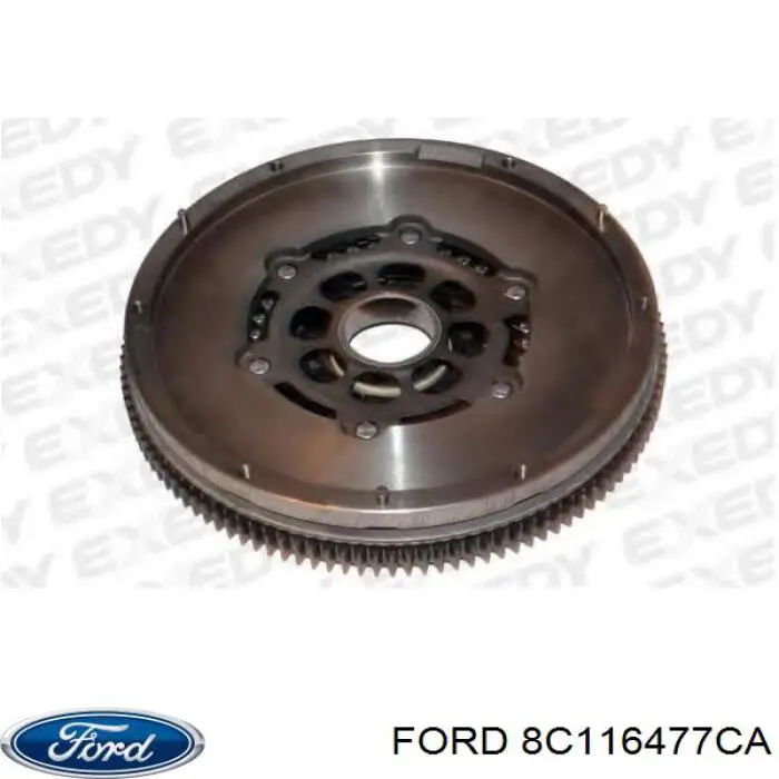 8C116477CA Ford koło zamachowe silnika