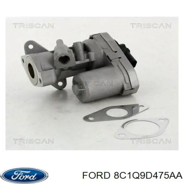 8C1Q9D475AA Ford Zawór recyrkulacji spalin EGR