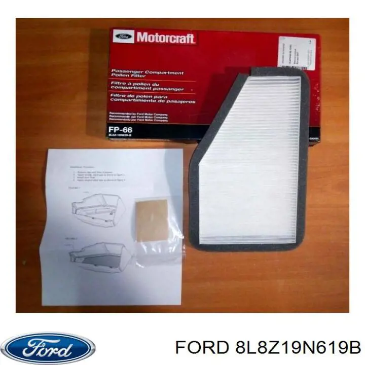 Filtr kabiny Ford 8L8Z19N619B cena, od 10,49 USD