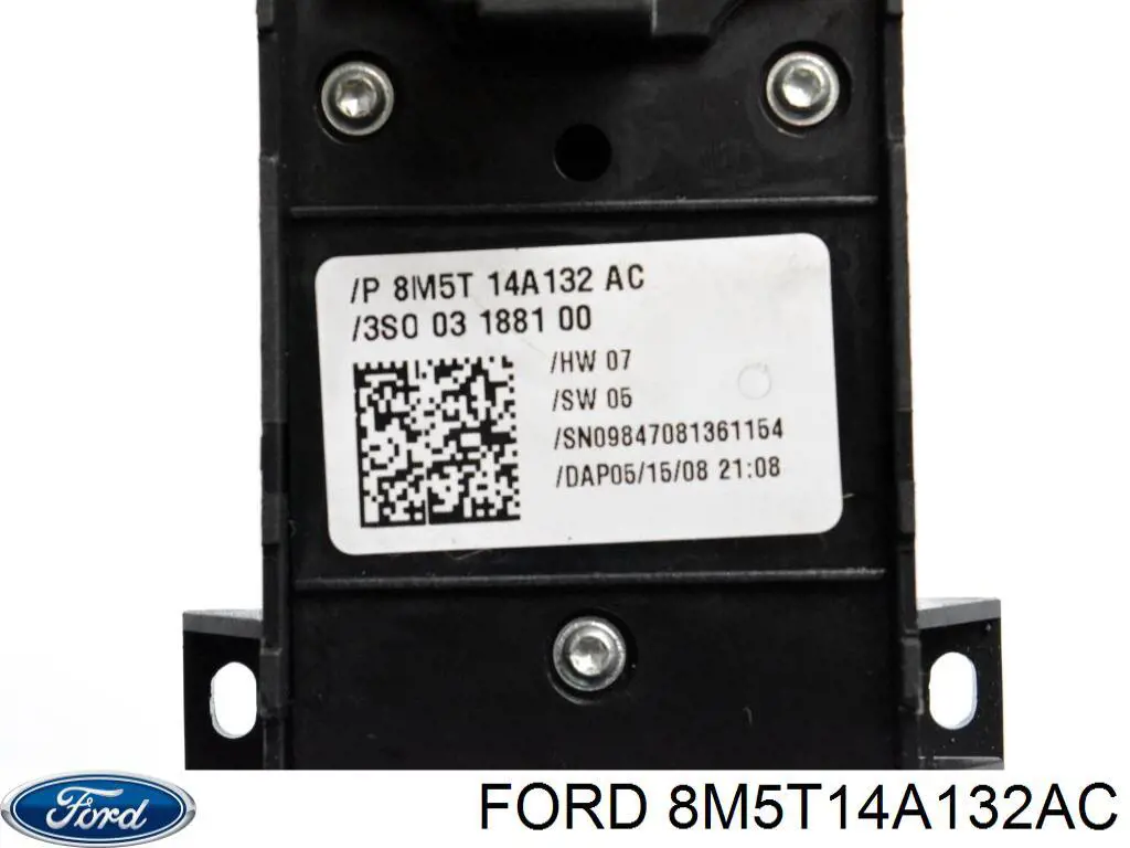 Panel przyciskowy sterowania podnośnikiem szyby przedni lewy Ford 8M5T14A132AC cena, od 51,08 USD