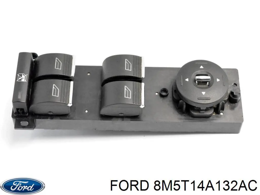 Do koszyka 8M5T14A132AC Ford Panel przyciskowy sterowania podnośnikiem szyby przedni lewy