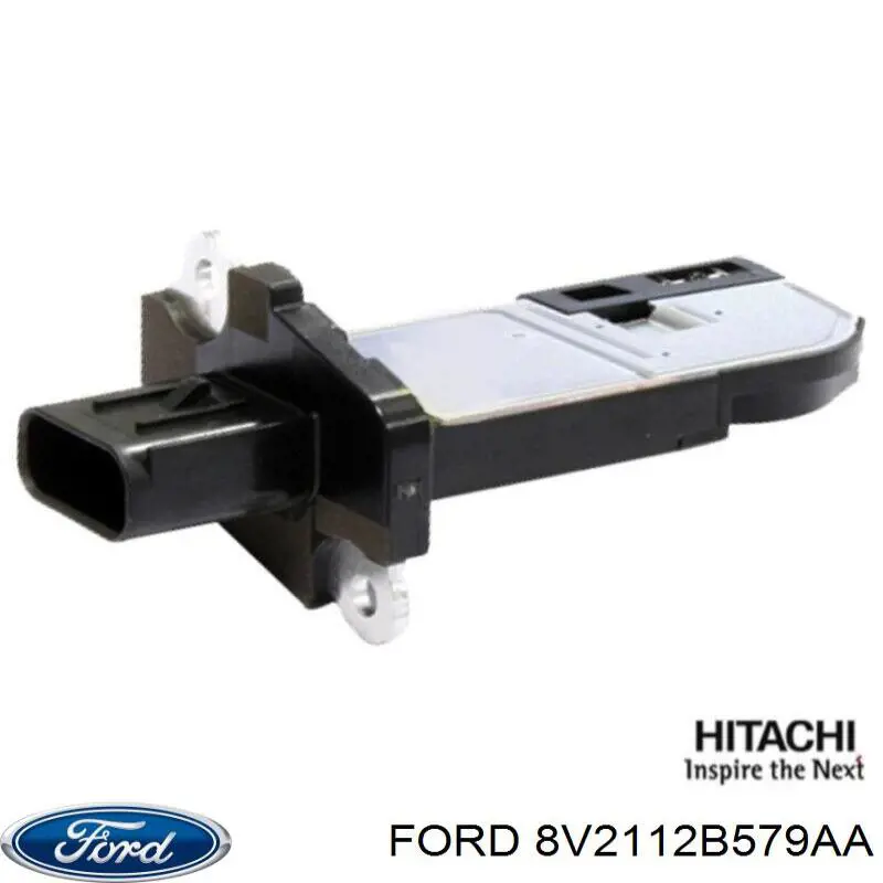 Czujnik przepływu powietrza, przepływomierz powietrza M.A.F. 8V2112B579AA Ford