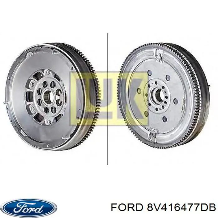 8V416477DB Ford Koło zamachowe silnika