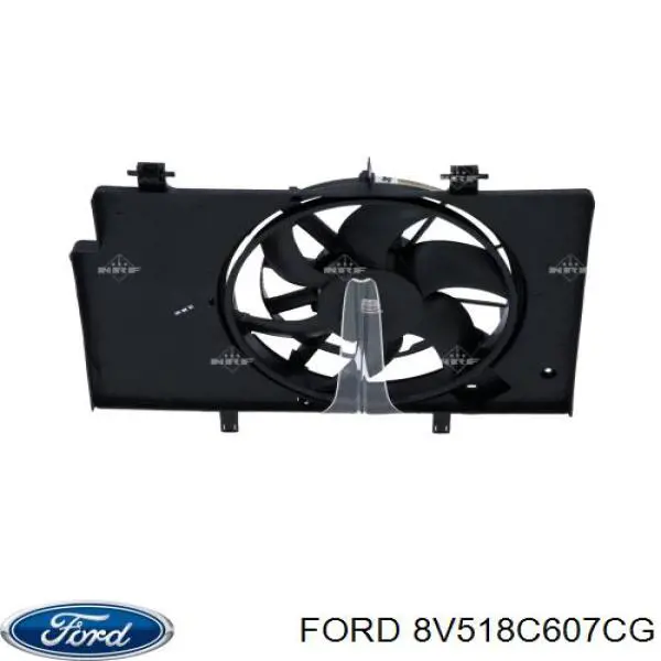 Dyfuzor chłodnicy, w komplecie z silnikiem i wirnikiem Ford 8V518C607CG cena, od 94,97 USD