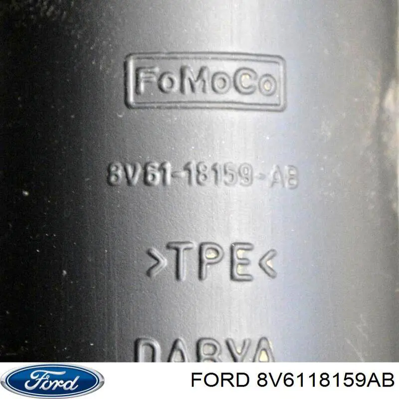 8V6118159AB Ford Odbój amortyzatora tylnego + osłona