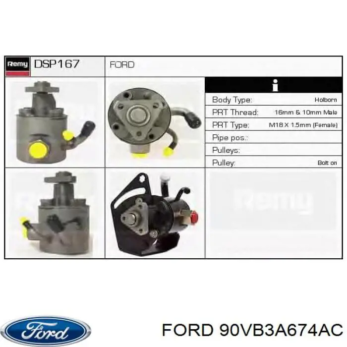 Pompa wspomagania hydraulicznego kierownicy Ford Transit III awangarda (V) (1977 - 1986) cena, od  