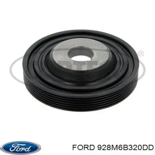 Do koszyka 928M6B320DD Ford Koło pasowe wału korbowego