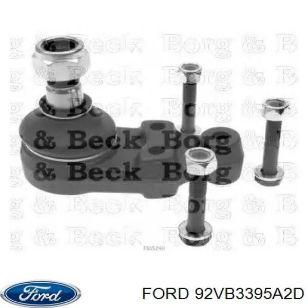 Sworzeń wahacza dolny Ford 92VB3395A2D cena, od 21,06 USD