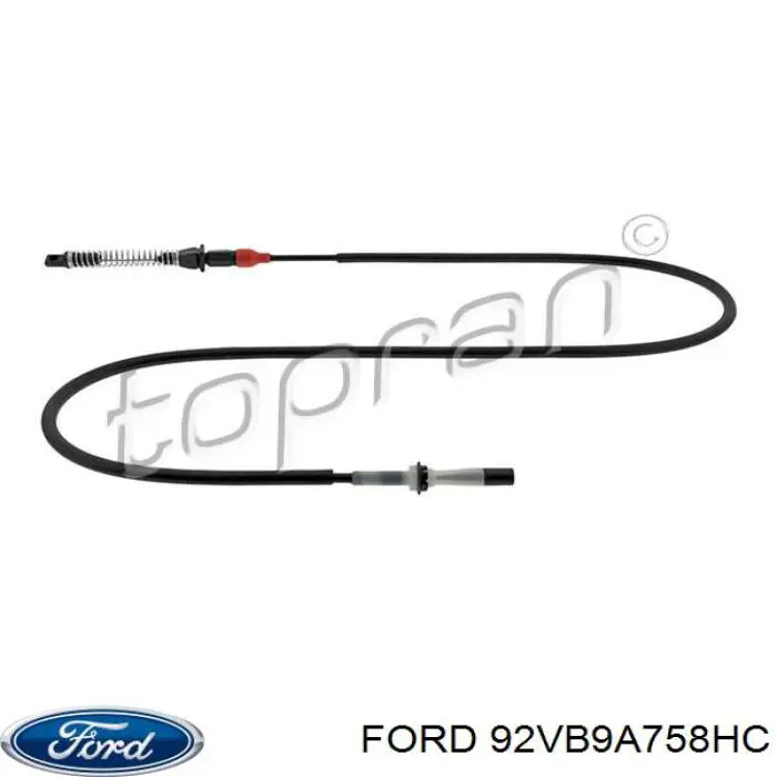 92VB9A758HC Ford Linka gazu