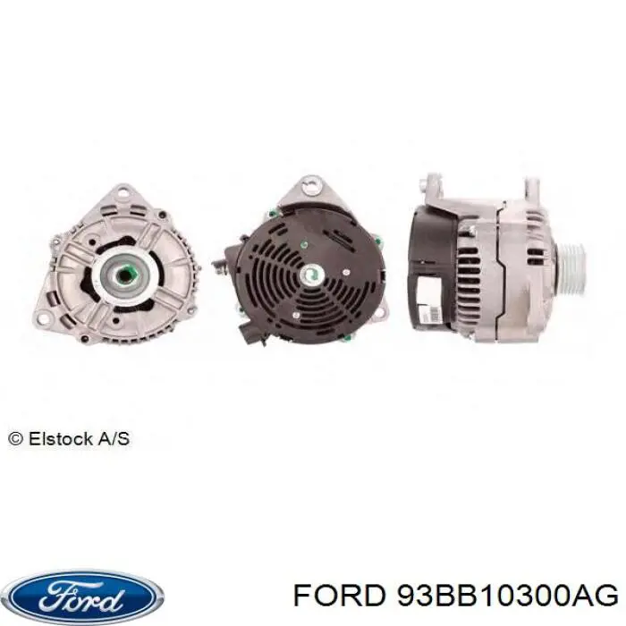 Alternator Ford 93BB10300AG cena, od 64,96 USD