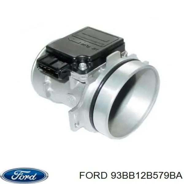 Czujnik przepływu powietrza, przepływomierz powietrza M.A.F. 93BB12B579BA Ford