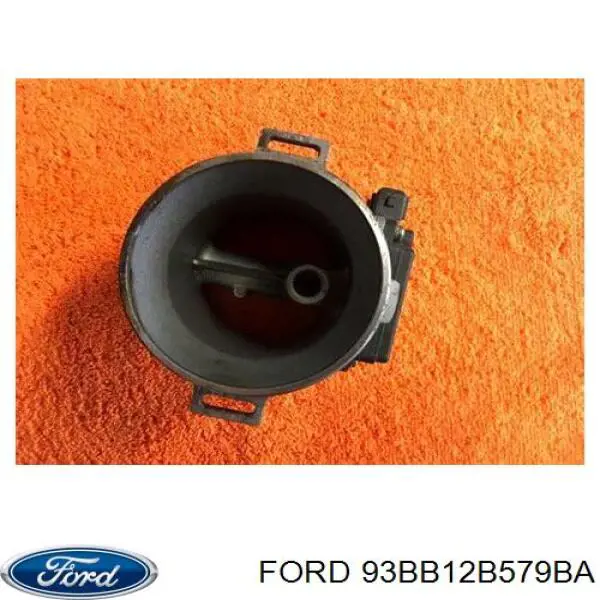 Do koszyka 93BB12B579BA Ford Czujnik przepływu powietrza, przepływomierz powietrza M.A.F.