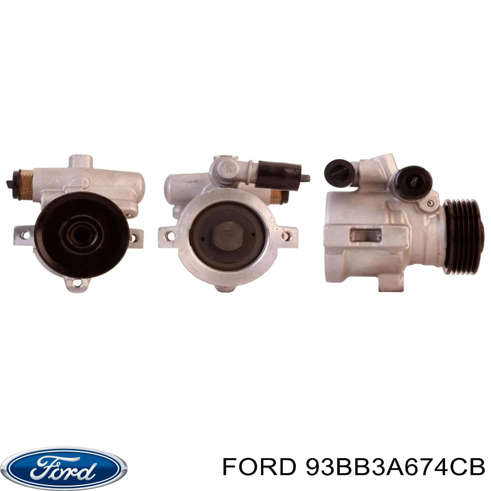 93BB3A674CB Ford Pompa wspomagania hydraulicznego kierownicy