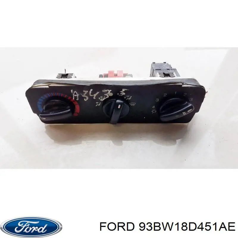 Sterownik trybów ogrzewania/klimatyzacji Ford 93BW18D451AE cena, od 45,97 USD