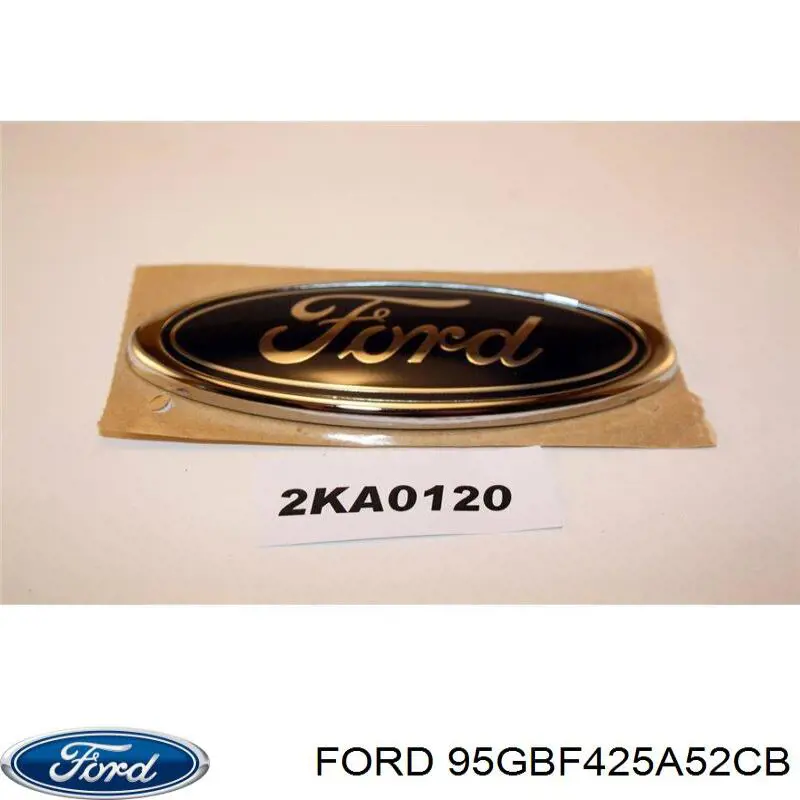 Emblemat na klapę bagaznika (znaczek firmowy) Ford 95GBF425A52CB cena, od 84,78 USD