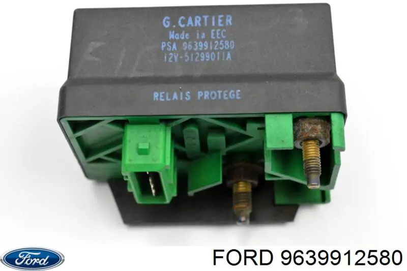 Przekaźnik świec żarowych 9639912580 Ford