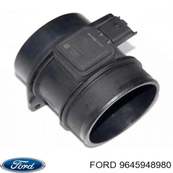 9645948980 Ford Czujnik przepływu powietrza, przepływomierz powietrza M.A.F.