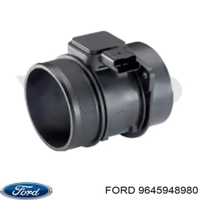 Do koszyka 9645948980 Ford Czujnik przepływu powietrza, przepływomierz powietrza M.A.F.