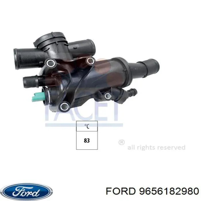 9656182980 Ford Obudowa termostatu