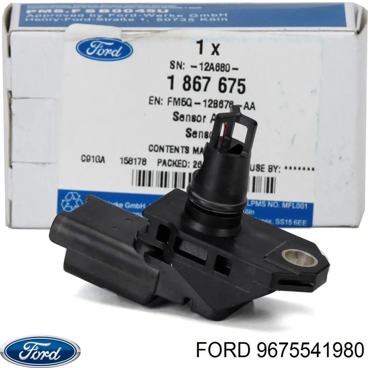 Do koszyka 9675541980 Ford Czujnik ciśnienia w kolektorze ssącym, MAP