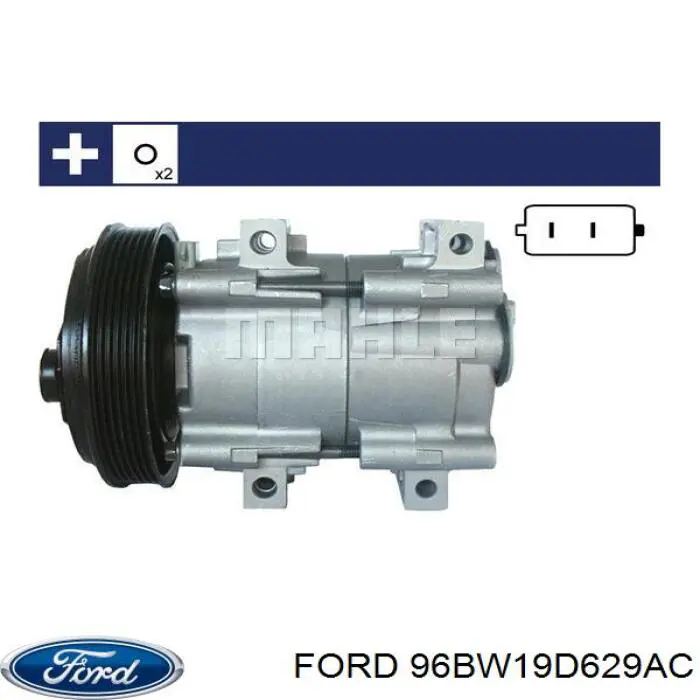Do koszyka 96BW19D629AC Ford Sprężarka klimatyzacji