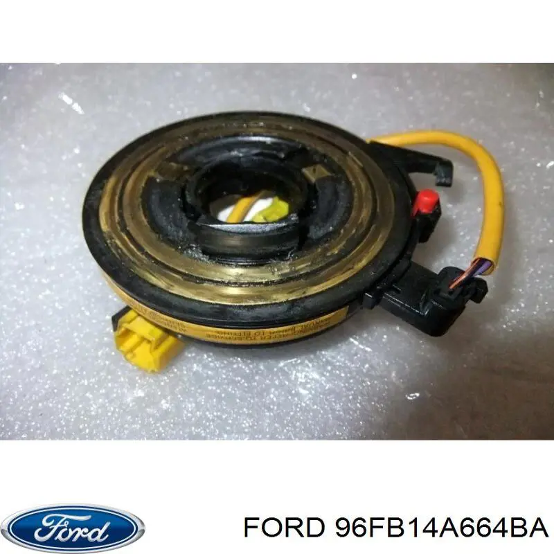 Pierścień kontaktowy AIRBAG, taśma kierownicy Ford 96FB14A664BA cena, od 45,97 USD