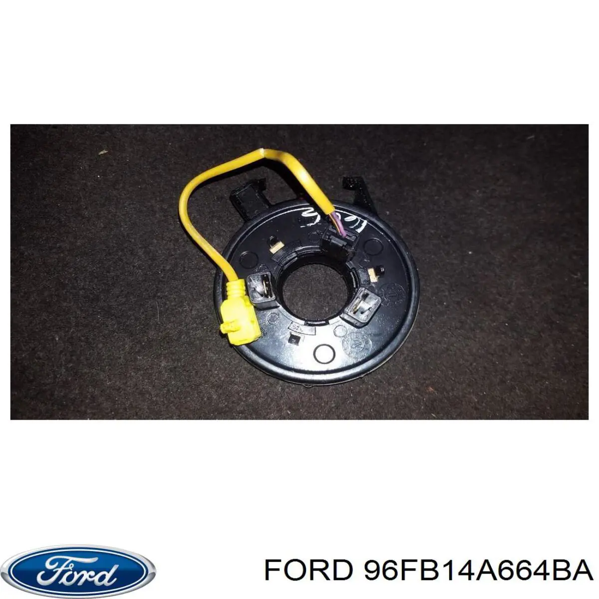 Do koszyka 96FB14A664BA Ford Pierścień kontaktowy AIRBAG, taśma kierownicy
