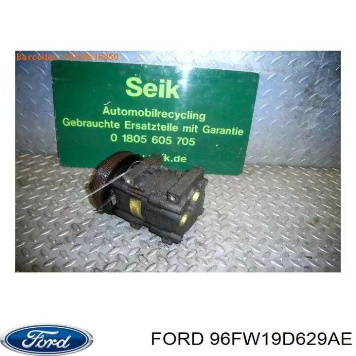 Do koszyka 96FW19D629AE Ford Sprężarka klimatyzacji