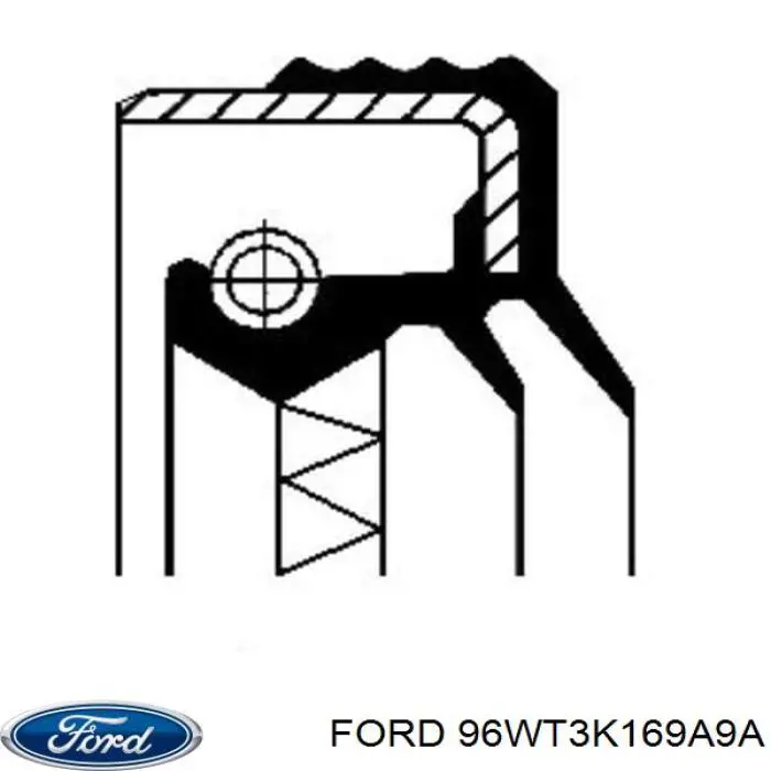 Do koszyka 96WT3K169A9A Ford Uszczelniacz półosi mostu przedniego