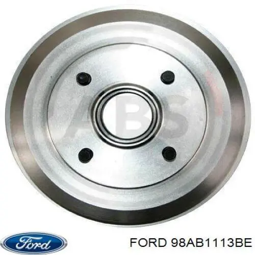 Bęben hamulcowy tylny 98AB1113BE Ford