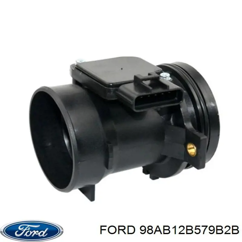 Do koszyka 98AB12B579B2B Ford Czujnik przepływu powietrza, przepływomierz powietrza M.A.F.